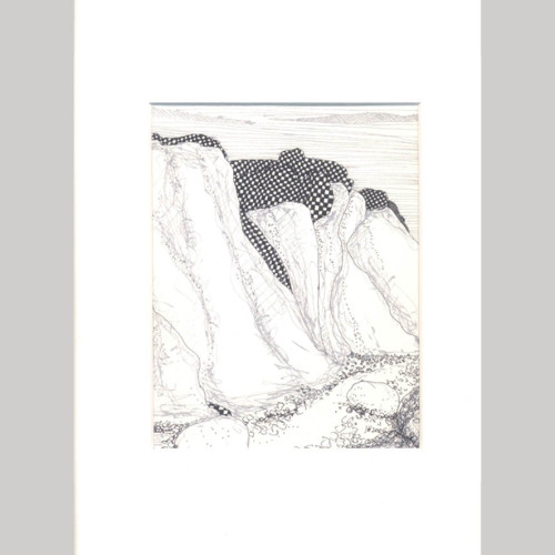 Kunstdruck steilküste am kap 18×15 30×24 19