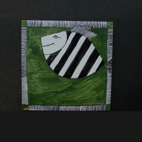 034 kachel 10 x 10 Zebrafisch