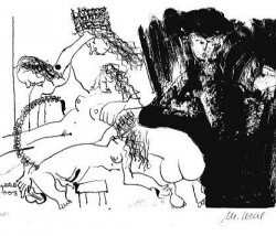 Zyklus "Hamlet in Amerika" Einzelblätter und Mappenwerk