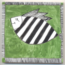 KR-034 Kachel Zebrafisch