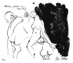 Zyklus "Hamlet in Amerika" Einzelblätter und Mappenwerk