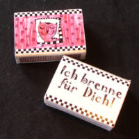 Streichholzschachtel - Ich brenne für Dich