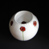 Kugelleuchte "Rote Rosen"