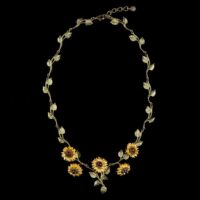 „Sonnenblumen“ Collier Kette