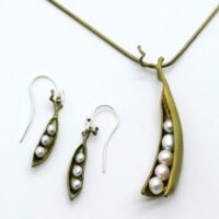 „Schote - 3 Erbsen“ Ohrhänger mit Finesse