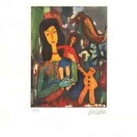 "Mädchen mit Puppe"