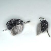 Ohrhänger  Silber teilgeschwärzt