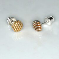 Ohrstecker  Silber teilplattiert