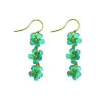 „Wildblume“ Ohrhänger 3er Blütenstrang