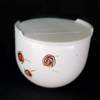 Vorratsdose "Rote Rosen" mit Deckel