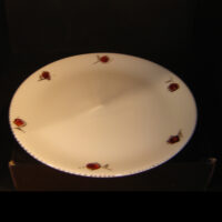 Brotteller "Rote Rosen"