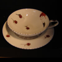 Teegedeck "Für Dich soll´s rote Rosen regnen" ..... Rückenakt