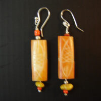 „Fische im Bernsteinmeer“ Ohrhänger