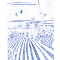 Kleines Haus im Wind