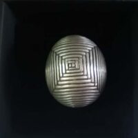 „Unikater Ring mit Ritzstruktur" Einzelstück in Größe 57