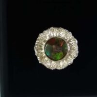 „Unikater Ring mit Ammolith" Einzelstück in Größe 55