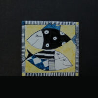 Kachel "Träumende Fische im gelben Meer"