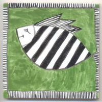 Kachel "Zebrafisch"