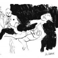 "Liegendes Paar", Zyklus: Hamlet in Amerika