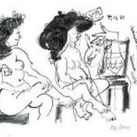 "Marinelli mit den Damen von der "dienenden" Liebe ", Zyklus: Hamlet in Amerika